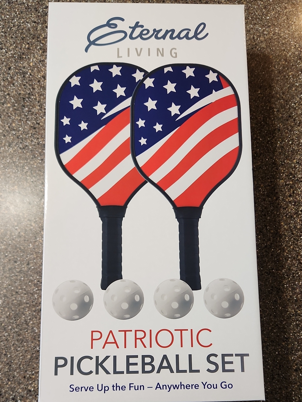 Patriotic Pickleball Set - Red, White & Blue